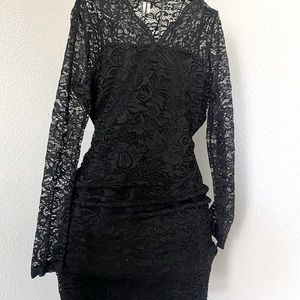 Black Lace Dress